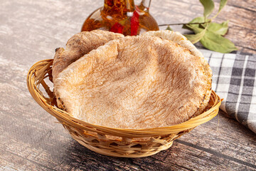 Turkish traditional Pita round bread