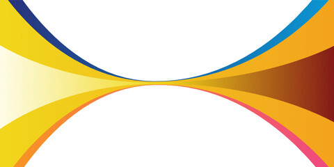 Obraz premium abstract background vector with orange waves