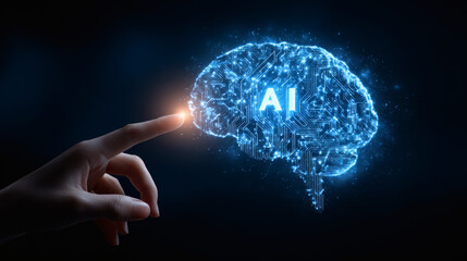 Hand Pointing Brain AI Technology