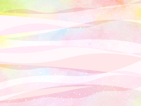 春のイメージの抽象的な背景イラスト