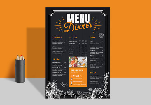 Food Menu Template
