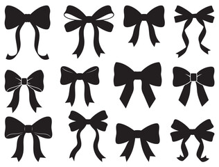 RIBBON BOW SILHOUETTE