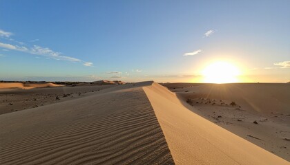 Mountain lake landscape with morning mist and copy space