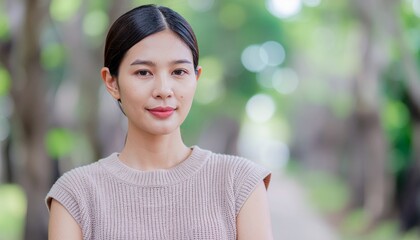 Casual business professional portrait in modern workspace