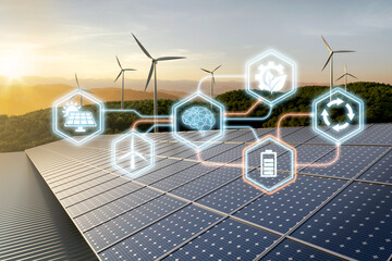 AI Controlled Renewable Energy System for Smart Industry