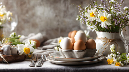 easter table setting
