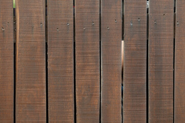 Top view of dark brown rustic wooden plank texture