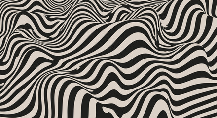 Dynamic zebra stripes pattern