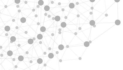 Abstract plexus background with connecting dots and lines. Global network connection