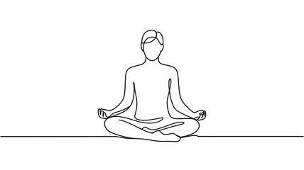 Person meditating in peaceful pose