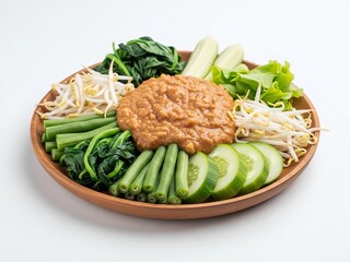 Pecel - Indonesian Mixed Vegetables with Peanut Sauce