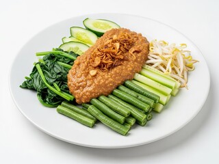 Pecel - Indonesian Mixed Vegetables with Peanut Sauce