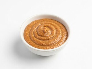 Saus Kacang Indonesian Peanut Sauce Isolated on White