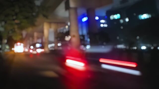 traffic in Gurugram city, timelapse traffic in Indian city, speeding vehicles on Gurugram road