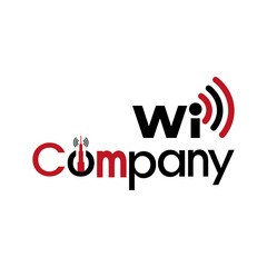 Network Company Logo Design Vector