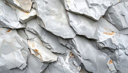 Natural Gray Stone Texture with Sharp Rock Edges and Soft Lighting