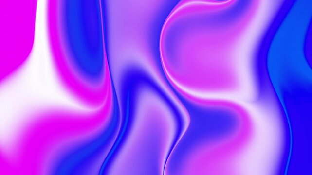Abstract animation, background with color refraction effect, 4k seamless looped video, 3d render