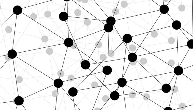 Abstract technology dot and line connection digital hi tech design concept background. Space for text. Vector illustration