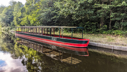 Fototapeta premium Der Kanal in Lllangollen in Wales (UK)