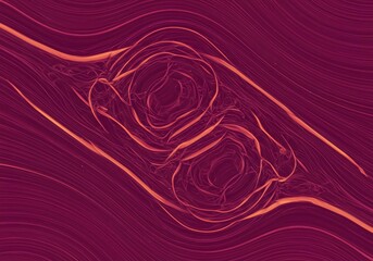 Abstract background showing complex wavy distortion and stress patterns. Dynamic fluid motion and geometric warping texture, dynamic, fractal, deformation