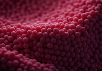 Abstract visual of countless small spheres tightly arranged, creating a texture that represents high concentration and compact volumetric measure, ratio, numerous, science