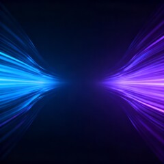 Abstract light beams converging