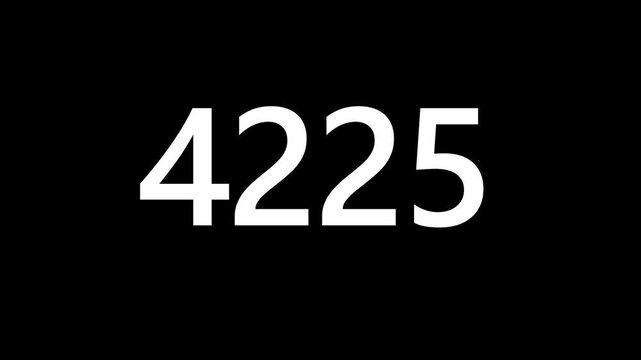 100 to 10000 Count Up Animation | Number Increase Motion