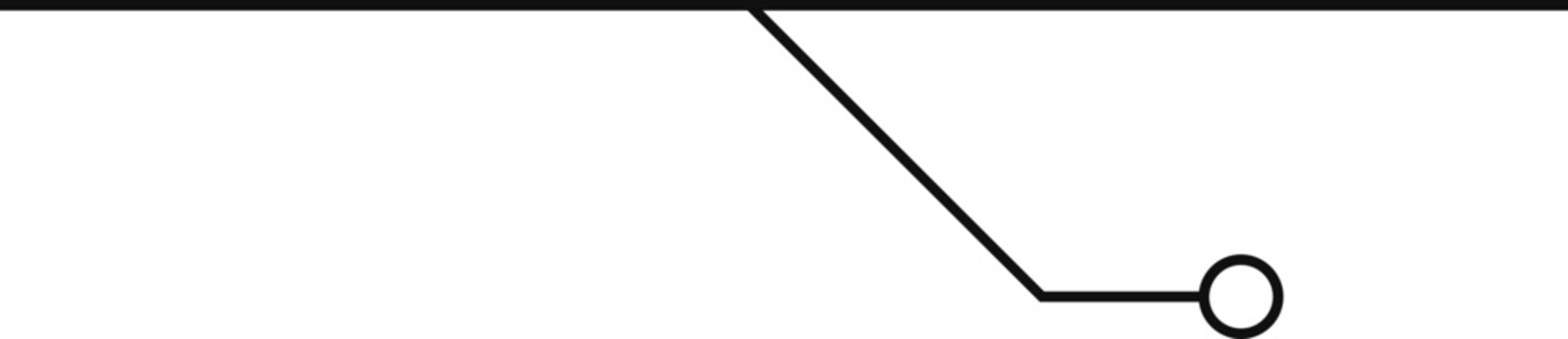 Minimalist callout pointer line art