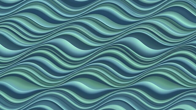 Abstract Wavy Pattern Background in Blue Green Hues  Modern Ripple Texture Design for Digital Projects
