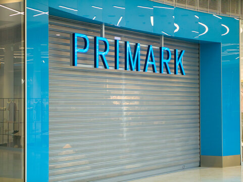 Primark store front in the shopping mall Eurovea. Bratislava. Slovakia.