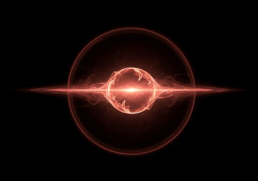 Abstract conceptual image showing a field of completely nullified spiritual or energetic force, representing neutrality and protection from influence, force, boundary, dark