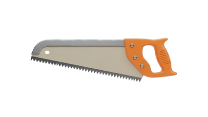 Hand Saw with Orange Handle