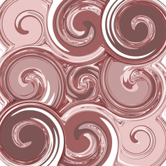 Abstract strawberry chocolate swirl marbling background