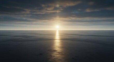 Obraz premium A massive, undefined space stretching far into the distance, characterized by an overwhelming sense of emptiness and profound depth, scale, area, distance