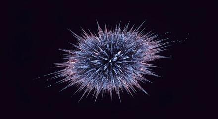 Complex geometric mesh expanding outward rapidly, symbolizing conceptual growth, limitless potential, and technological progress, digital, geometric, structure