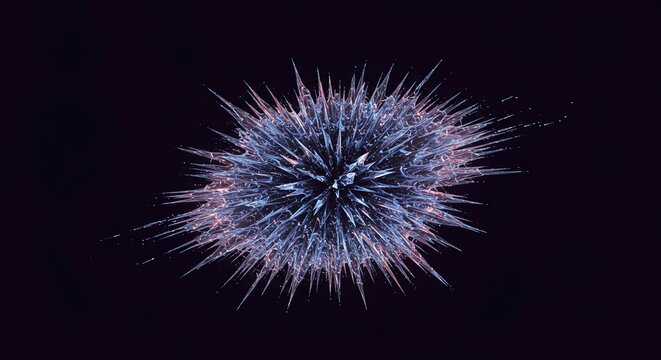 Complex geometric mesh expanding outward rapidly, symbolizing conceptual growth, limitless potential, and technological progress, digital, geometric, structure - Powered by Adobe