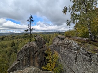 cross in the mountains