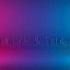 Digital frequency pattern with repeating lines suddenly meets a smooth, minimalist, solid color void. Conceptual texture background, space, conceptual, structure