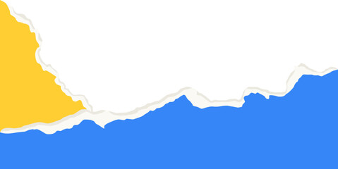 Abstract torn paper background design