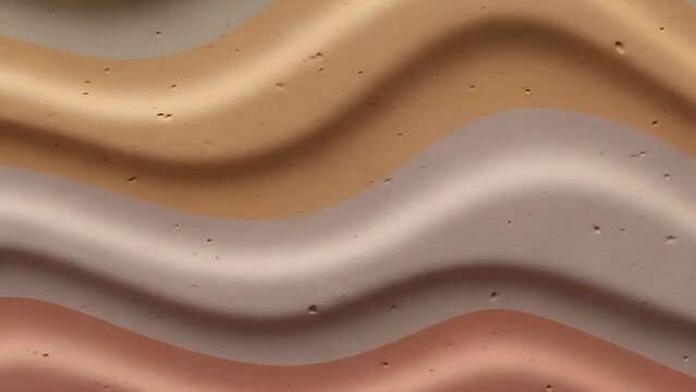 Earthy Wavy Texture Background Organic Sand Ripples  Muted Tones Natural Aesthetic Surface Design