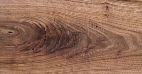 Fototapeta premium Texture of black walnut solid board untreated