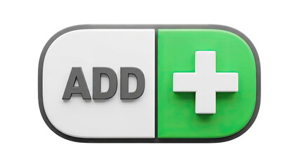 Add Button with Plus Icon