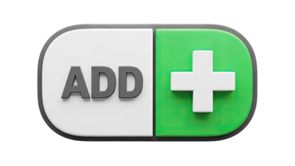 Add Button with Plus Icon