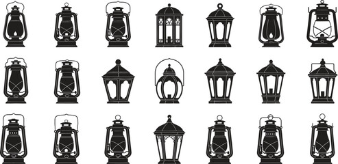 Collection of Vintage Lanterns