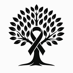 illustration of a tree symbol of hope