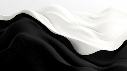 Abstract black and white gradient background blending into dark shadows, forming a minimal, modern, and artistic design ideal for posters, banners, and creative templates