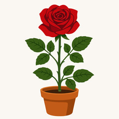 illustration of blooming roses
