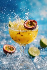 Margarita Cocktail at the Beach