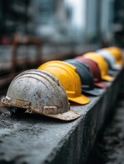 Construction Worker Safety Helmets