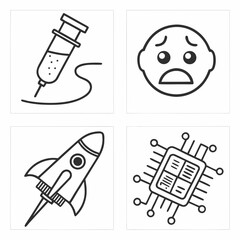 6 Minimal Abstract Spice Bottle and Kitchen Container Icons